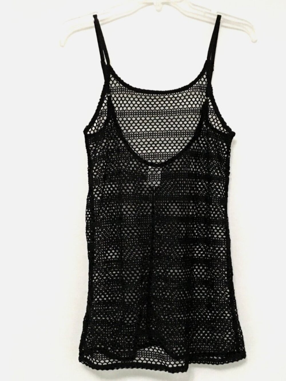 Wild Fable Black Mesh Crochet Short Beach Cover‑Up – Size XS (0-2) NEW - Picture 2 of 10